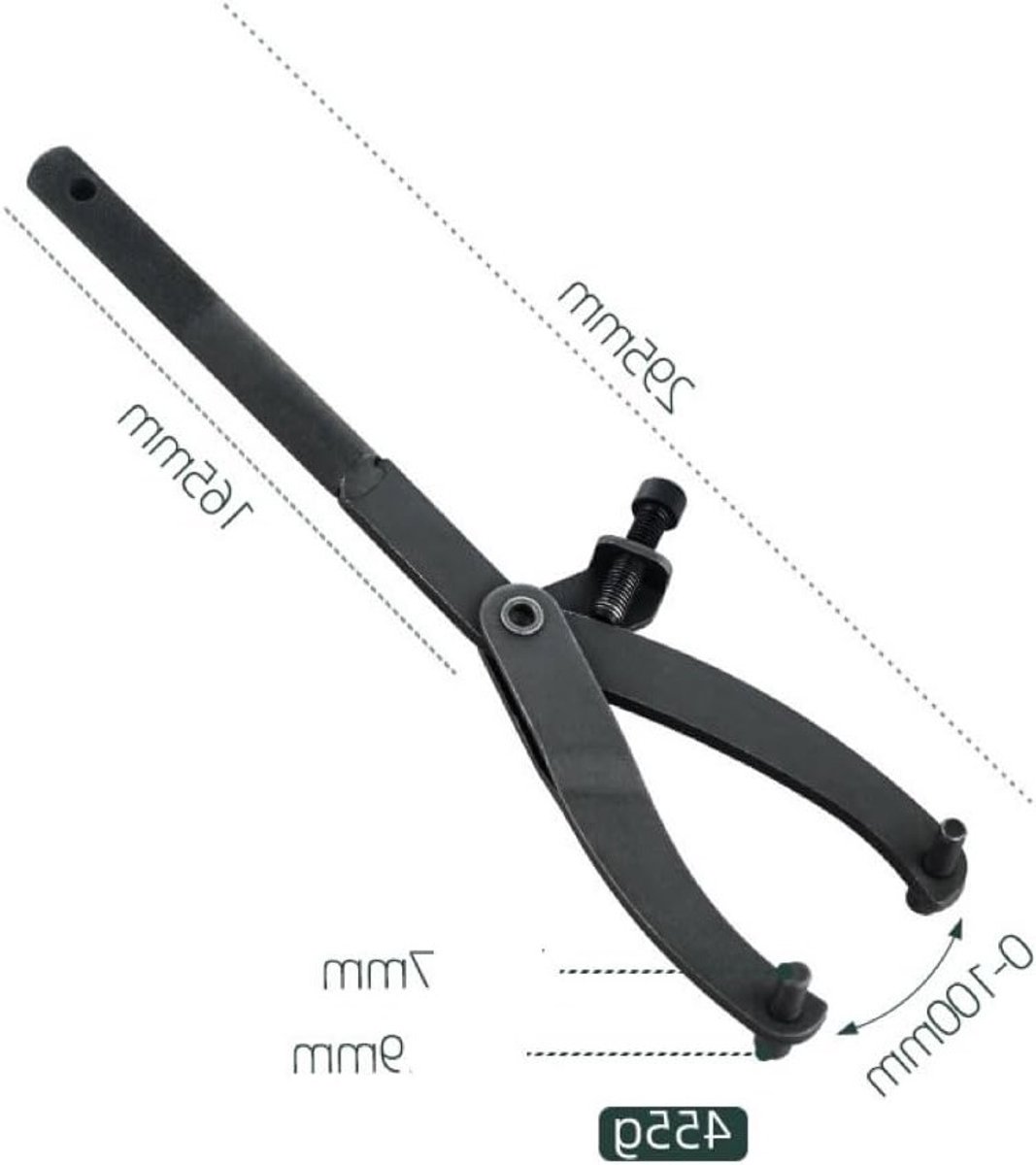 Motorfiets Koppeling Sleutel Gereedschap, 295 mm Lengte, Vliegwiel Houder voor Scooters en Motorfietsen, Demontage Tool, Reparatie Accessoire, Onderhoudsset