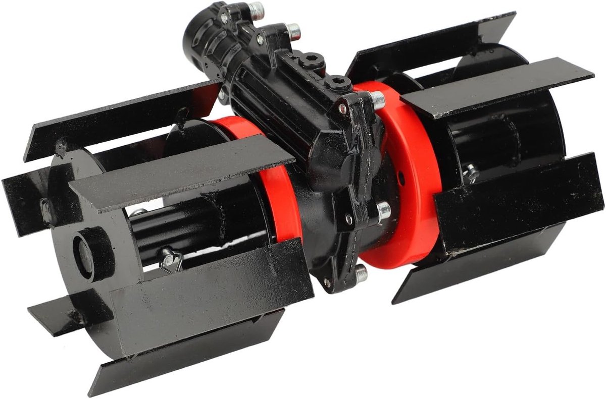 Universele Discharrow met 9 Tanden voor Diep Graven, Tuinbewerking en Onkruidbestrijding Accessoire voor Maaiers en Scharifiers (28mm)