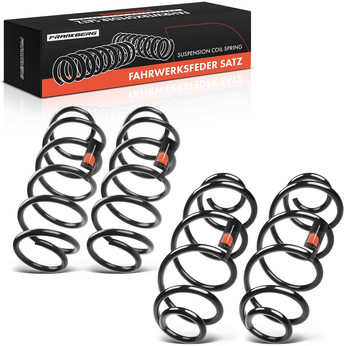Frankberg 4x Veer Vooras Achteras voor Peugeot 207 CC