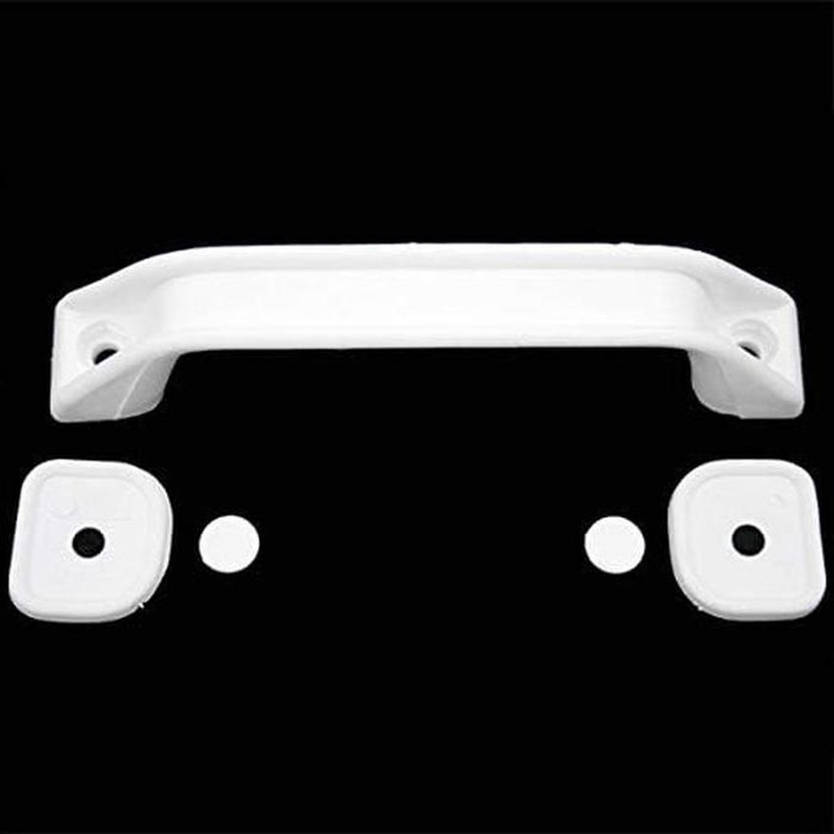 Instapgreep Caravan - Rangeergreep Boot - Veilig Instappen - Stabiele Kunststof Uitvoering - 174 mm Lengte - Wit