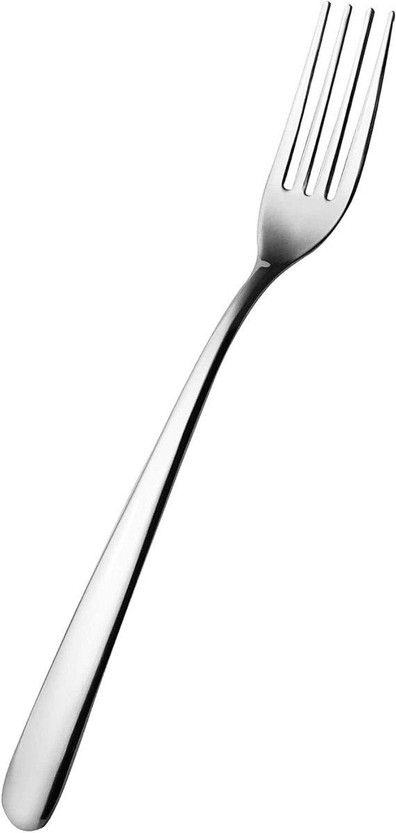 Tafelvork - Eetvork Bestek - Dineren Keuken - 25 mm Dikte - 30 cm - Roestvrij staal