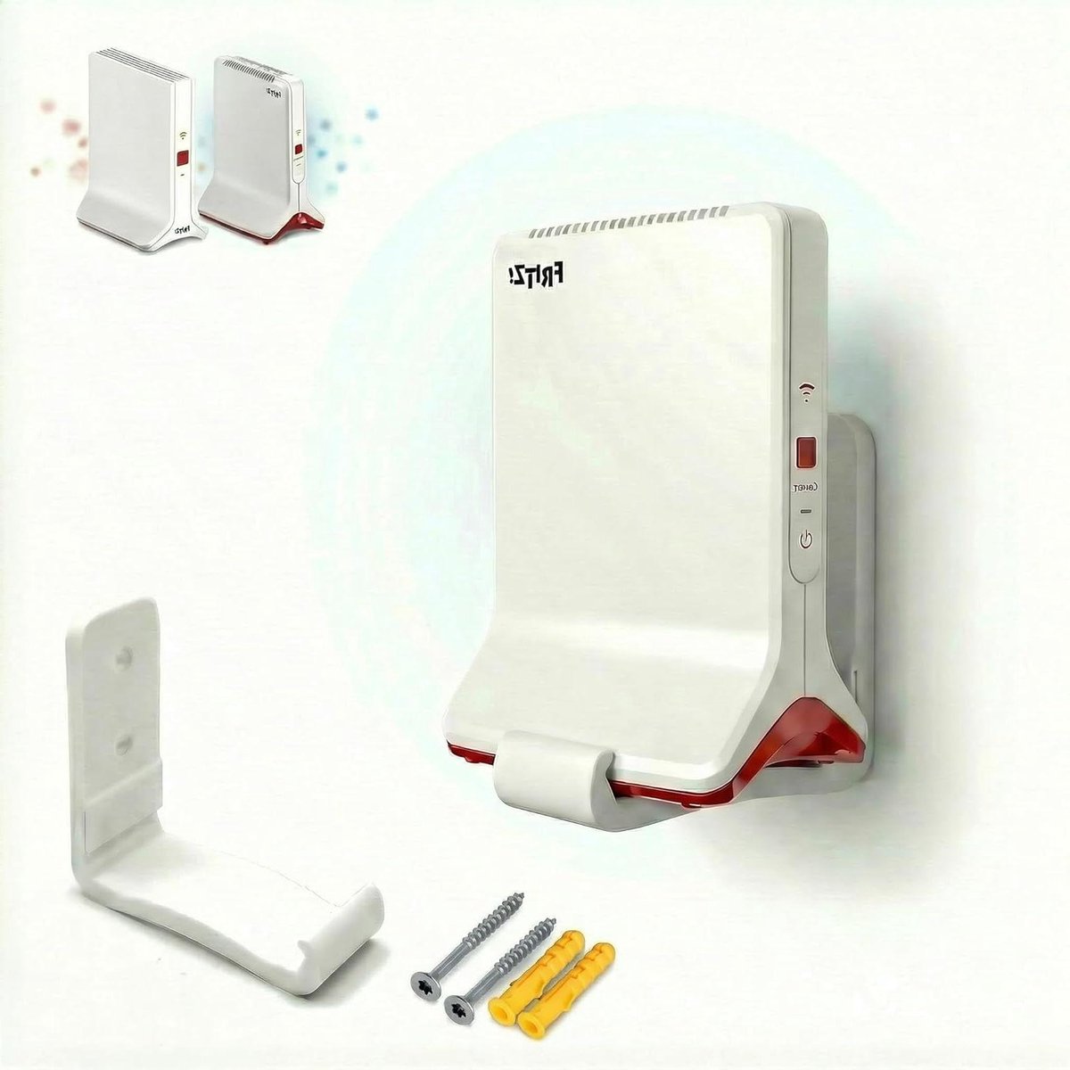 Wandhouder Wifi Versterker - Muurbeugel Repeater - Wifi Signaal Verbeteren - Optimale Luchtcirculatie - N.v.t. - Wit