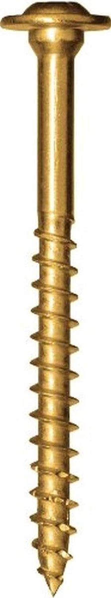 Structurele Schroeven - Metaalschroeven - Houtverbindingen Maken - W-Cut Schroefdraad Design - 51 x 102 cm - Zilver