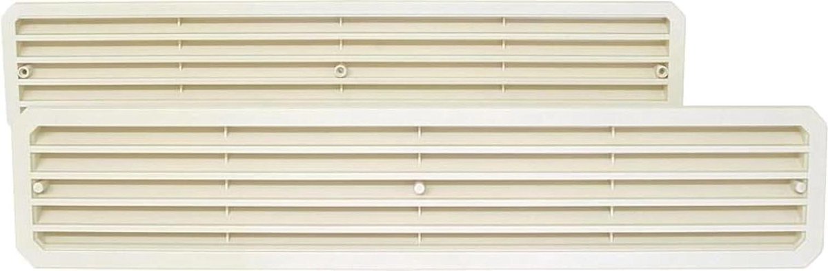 Deurventilatierooster - Rooster voor deur - Ventilatie in huis - SB-Pack - 485 x 10 x 4 cm - Wit