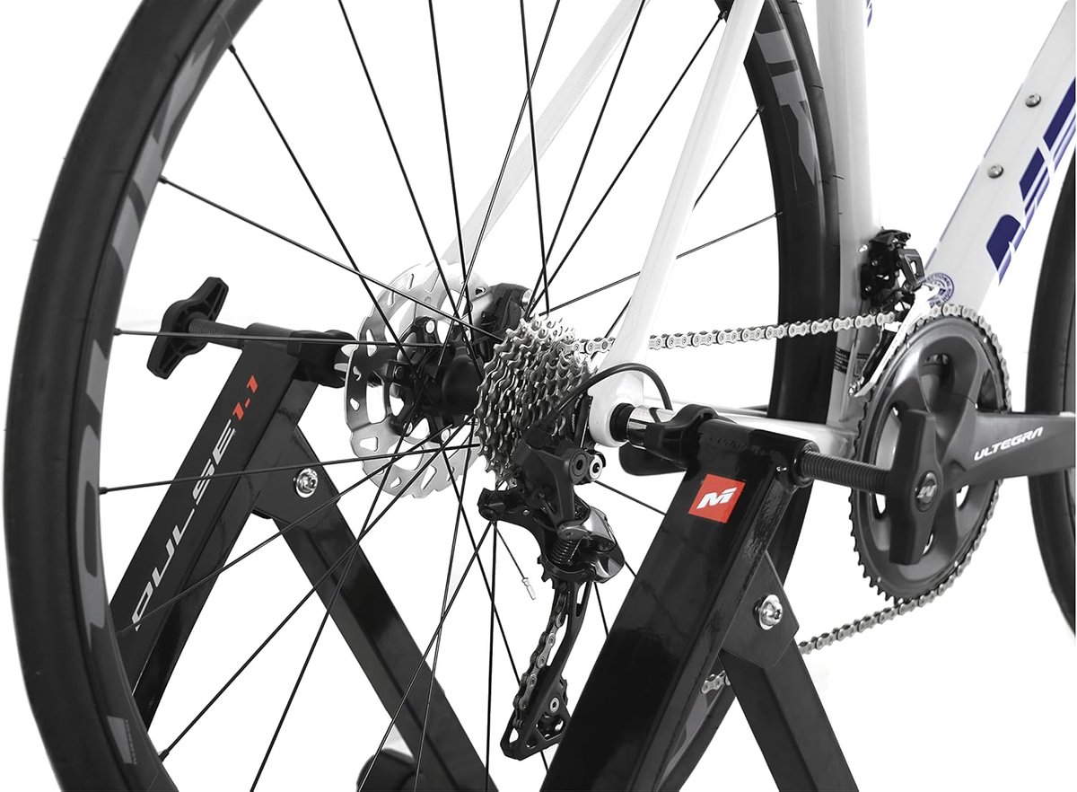 Fietsrolas - Achteras Fiets - Fietsroller Gebruiken - CNC Aluminium - 12 x 174-180 mm - Zwart