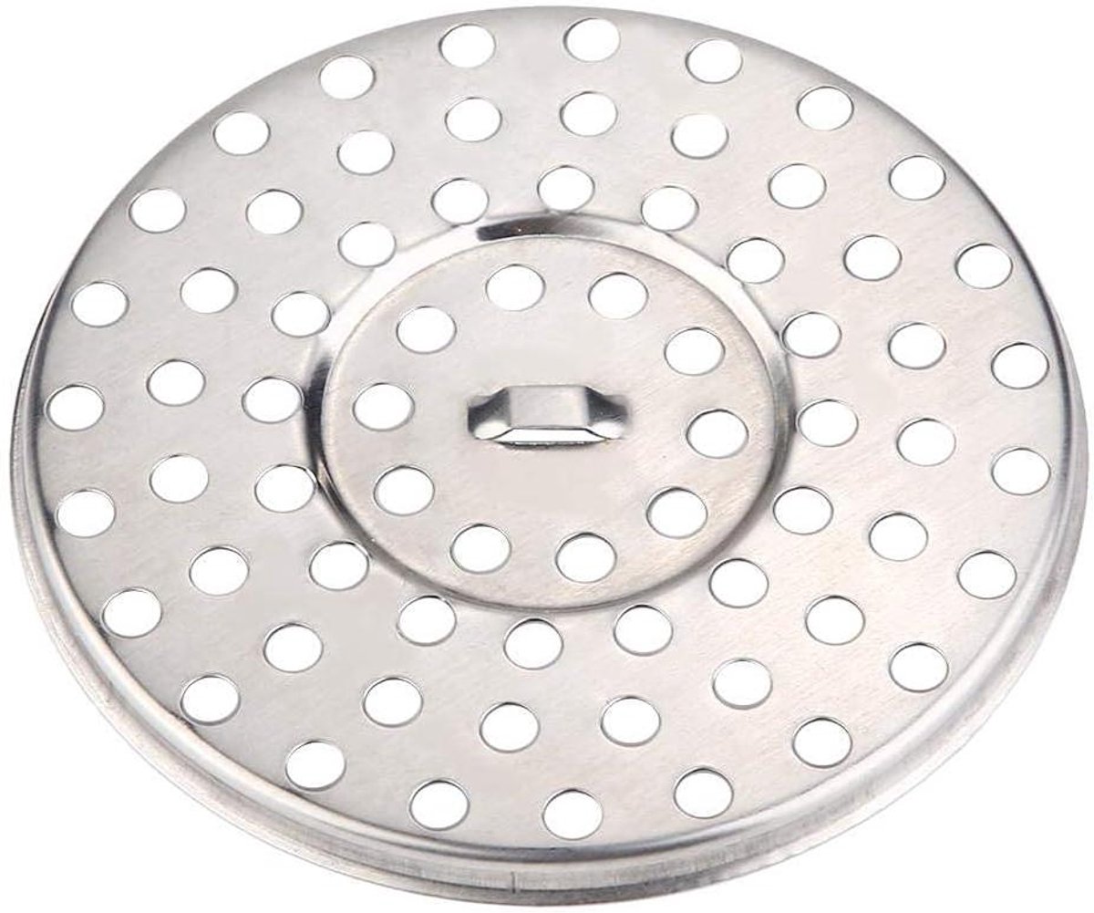 Vloerafvoer - Douchegoot Balkon - Snel Water Afvoeren - Roestvrij Staal Anti-geur - 8.5cm Diameter - Zilver