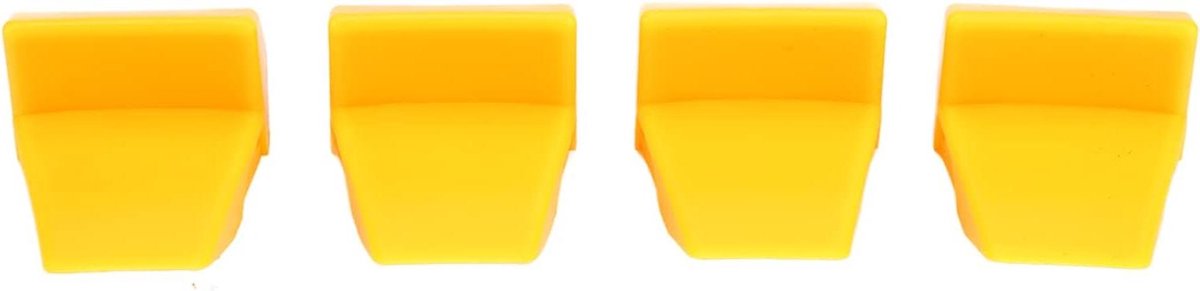 Bandenwisselaar Beschermers - Velg Klemmen - Velgen Beschermen - Slijtvast Kunststof - 4 Stuks - Geel