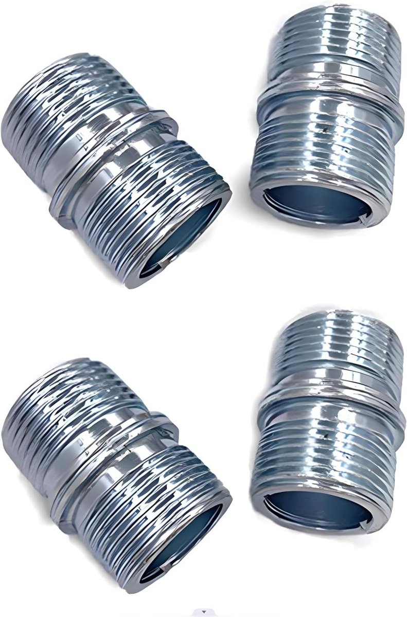 Plank Connectoren - Bevestigingsclips - Opslag Organiseren - Specifieke Paaldiameter - 4 Stuks 25.4mm - Metaal