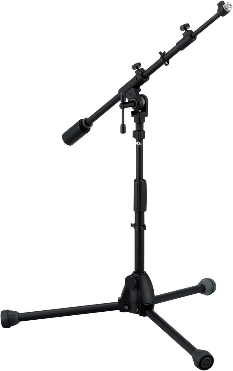 Microfoonstandaard Laag - Boomarm Statief - Zingen en Spelen - Verstelbare Boomarm - 605 mm Max - Zwart