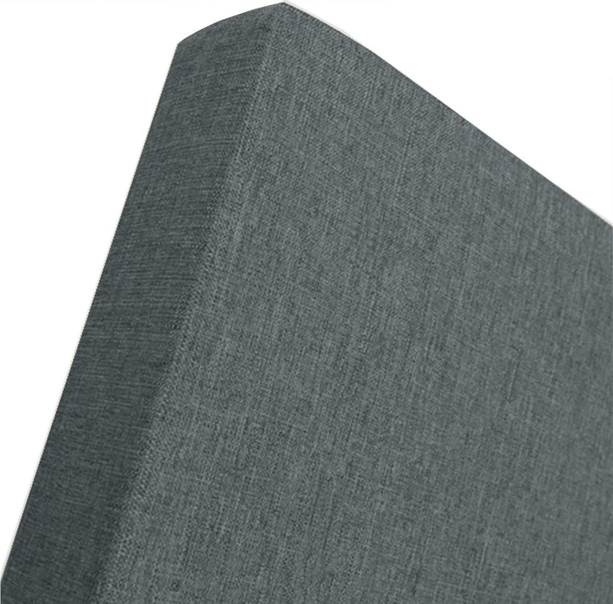 Bankkussen - Zitkussen Bank - Binnen en Buiten - Antislip Bodem - 100x50x8cm - Donkergrijs