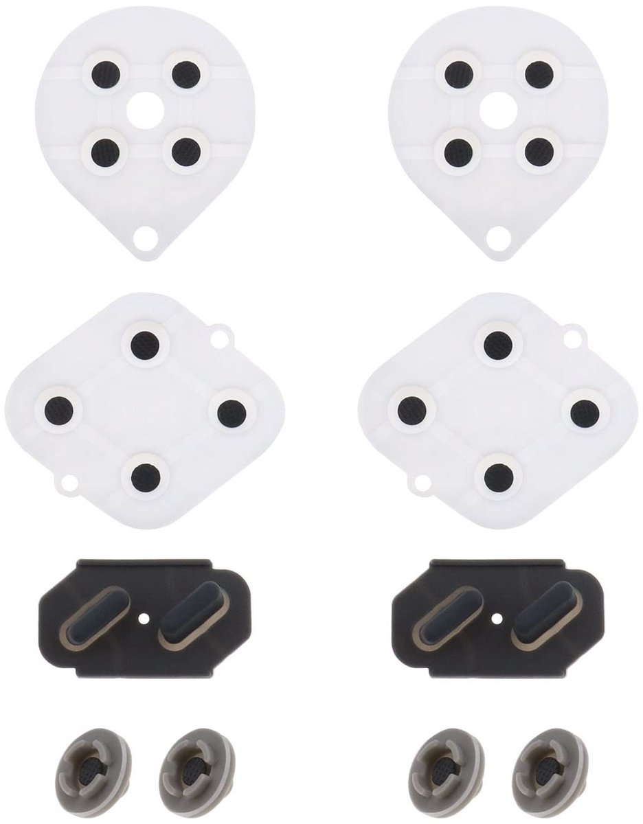 aladdien - Controller knopvervanging - Geleidende siliconen knoppads - Duurzaam en zacht - 2 sets - Geschikt voor Super Controller - Reparatieo...