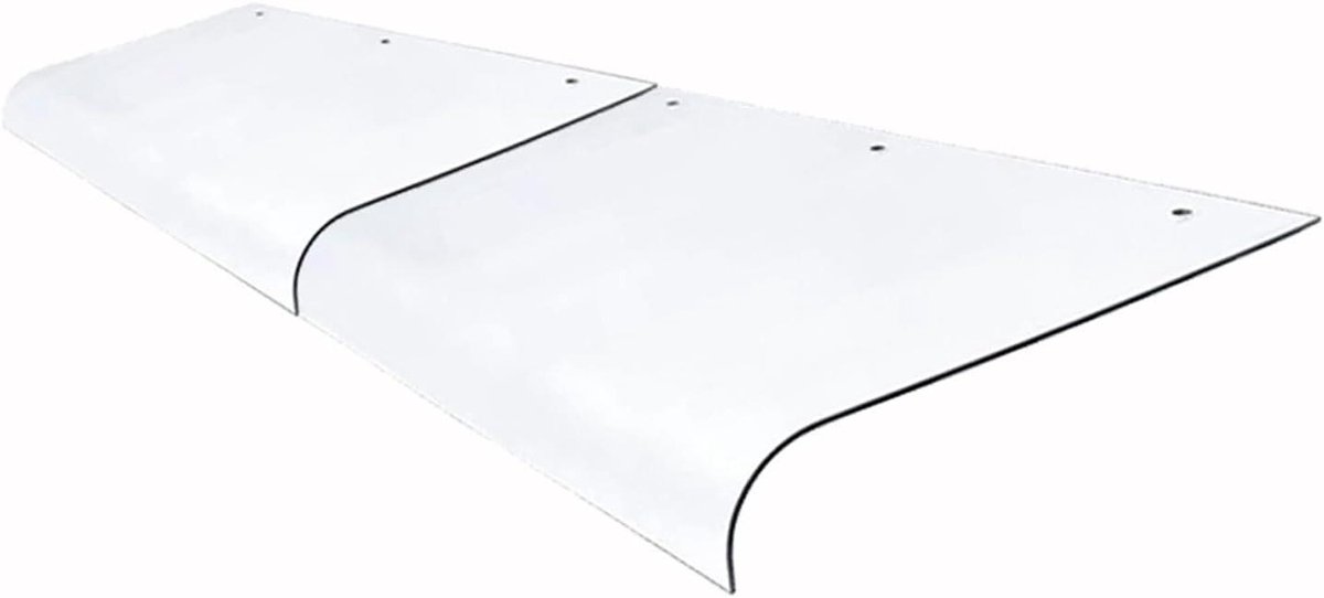Buiten Luifel - Veranda Dak - Regen Bescherming - Geluidsisolerend PC Materiaal - 140cm Breed - Transparant