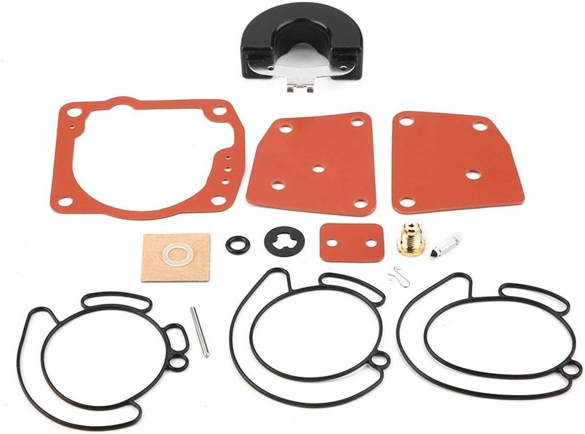 Reparatieset voor carburateur met membraan en pakking voor Johnson Evinrude V4 V6 175HP motoren, vervangingsonderdelen en onderhoudsaccessoires