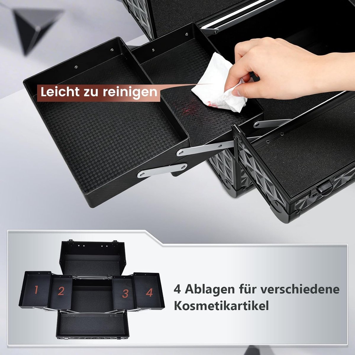 Kapperskoffer - Kapperstas - Visagie - Cosmetica Organizer - beauty tas