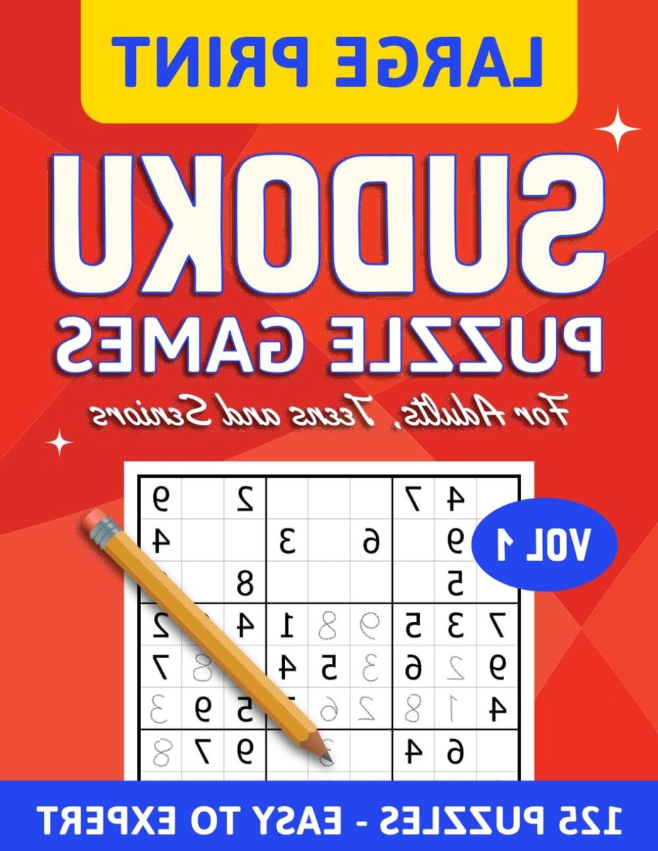Sudoku Puzzelboek - Logische Spellen - Mentale Ontspanning - 125 Diverse Puzzels - 21.59 x 27.94 cm - Niet gespecificeerd