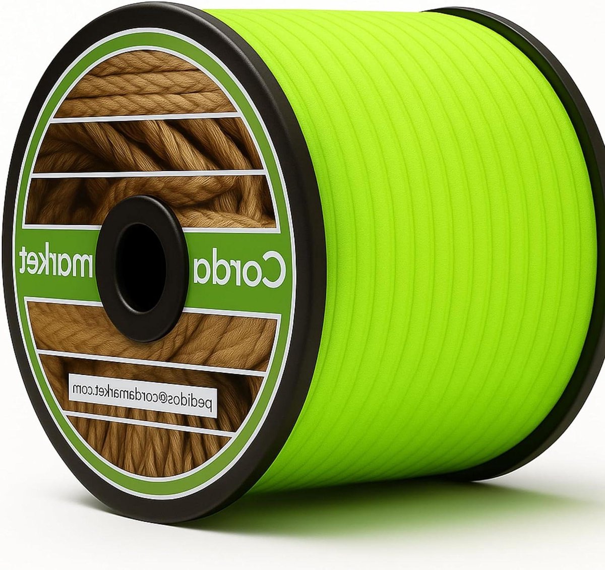 Elastisch koord - Rekbaar koord bungee - Luifels vastzetten - Hoge taaiheid - 8 mm 50 m - Neongroen