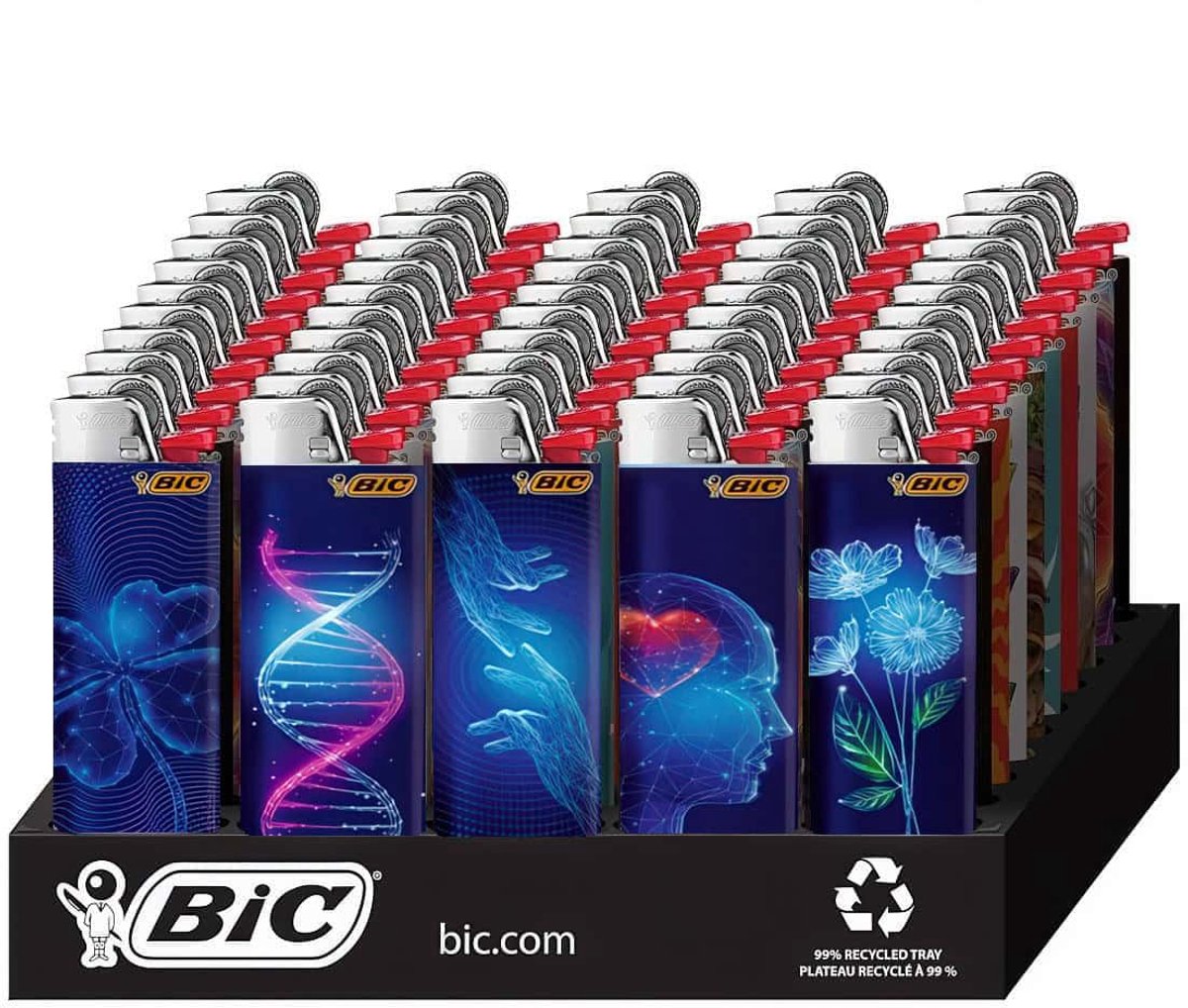BIC® Maxi J26 aanstekers - Wireframe - Display (50 stuks)