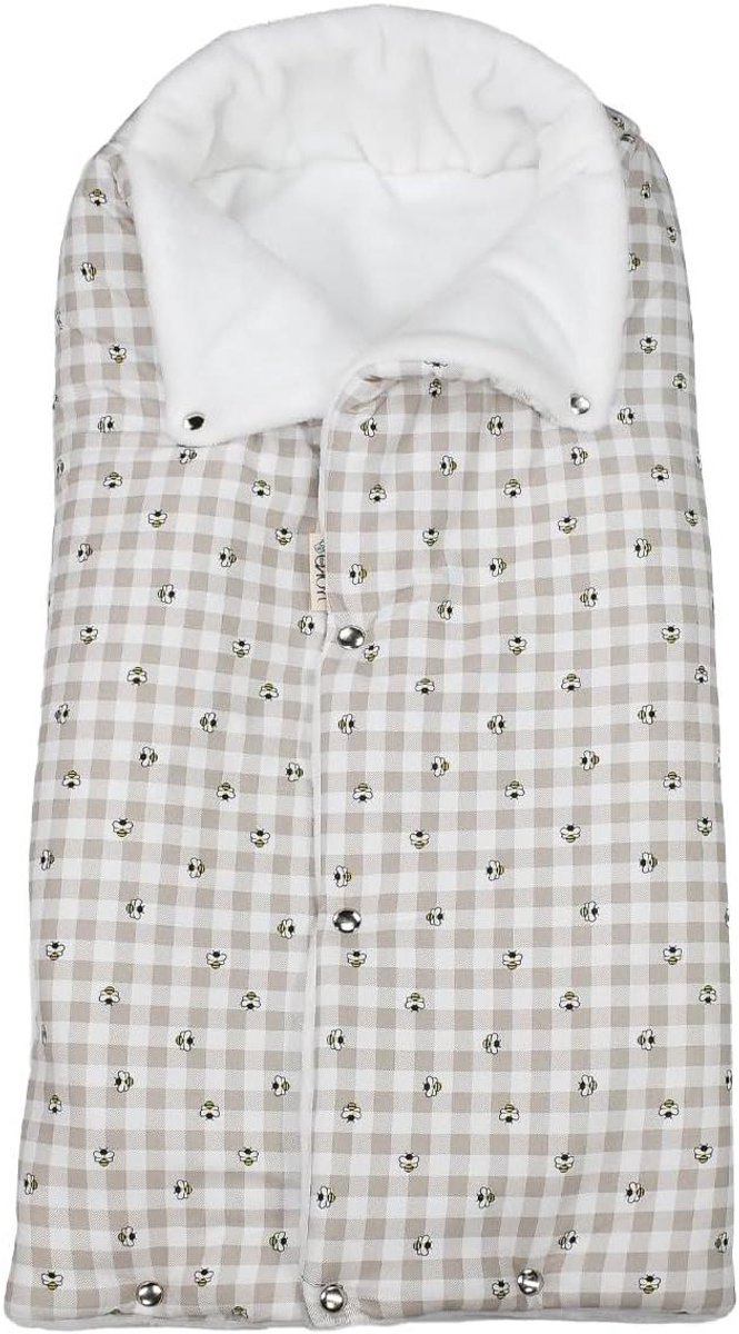 Baby Voetenzak - Wandelwagenzak Babydeken - Baby Warm Houden - Hypoallergeen Katoen - 10 x 25 x 50 cm