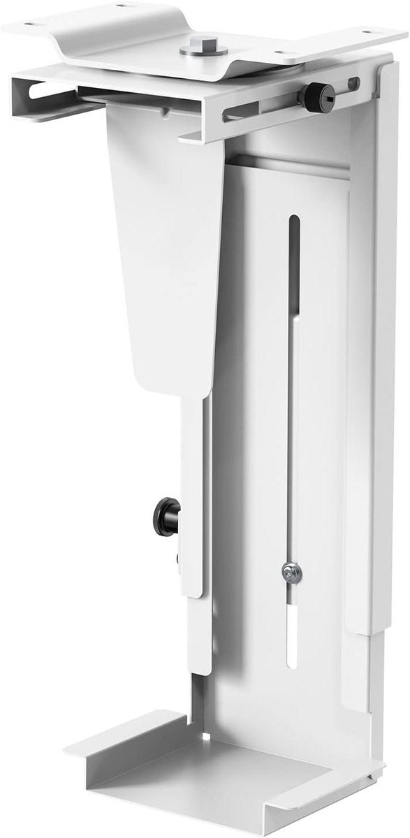 PC Houder - Computer Steun - Bureau Opruimen - 360 Graden Draaibaar - tot 10 Kg - Wit