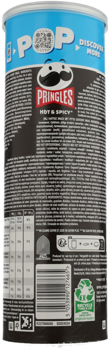 Pringles Chips Hot & Spicy - 3 x 165 gr - Voordeelverpakking
