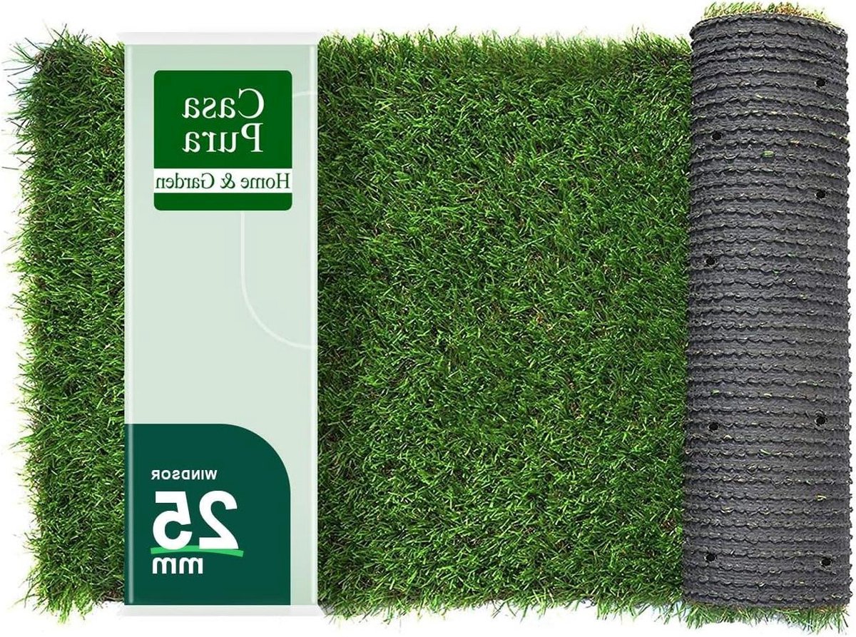 Kunstgras Tapijt - Nep Gras Gazon - Tuin Balkon Terras - Natuurlijk Uiterlijk - 200 x 100 cm - Groen