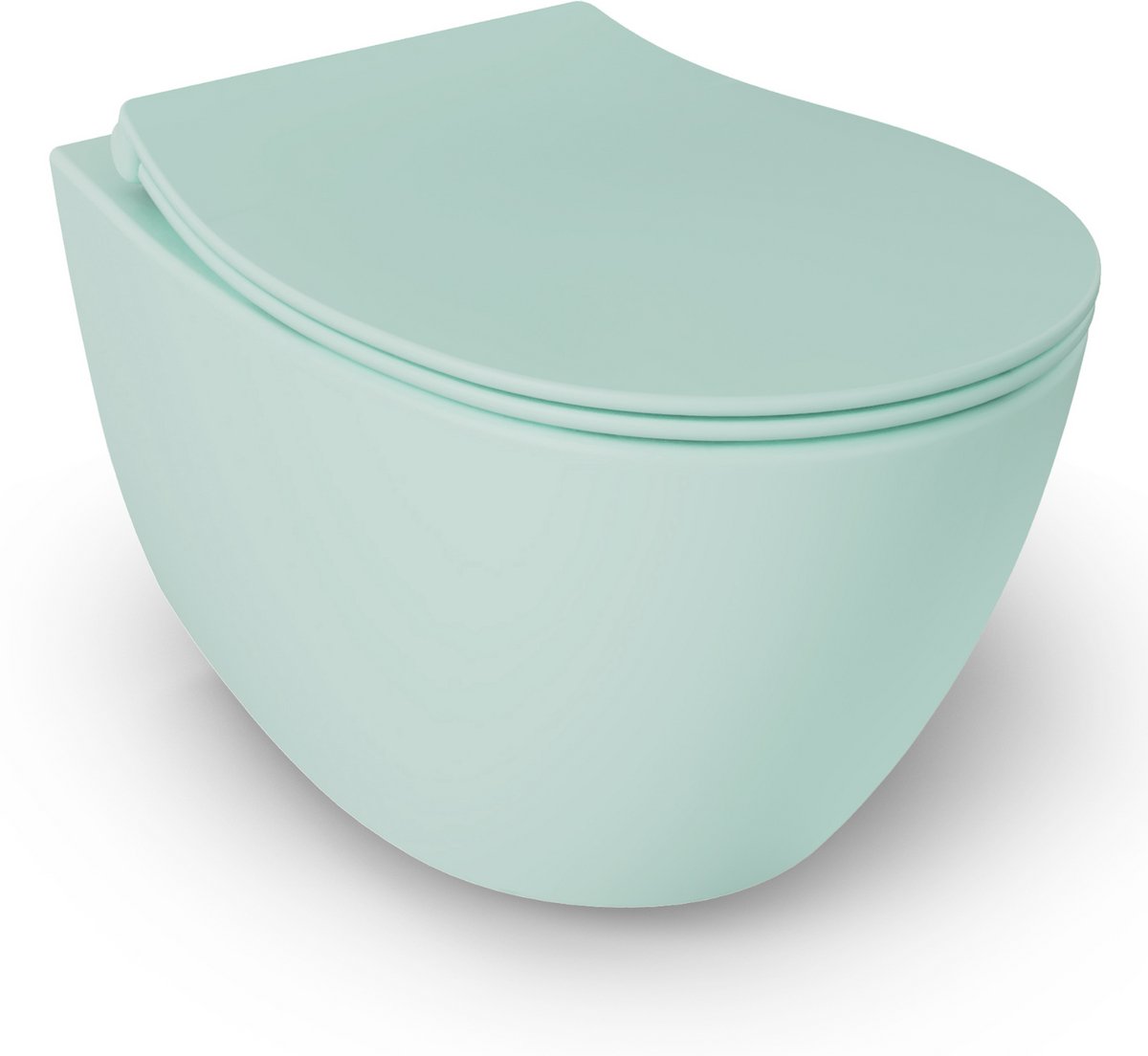 Isvea Sentimenti Hangtoilet - Mintgroen