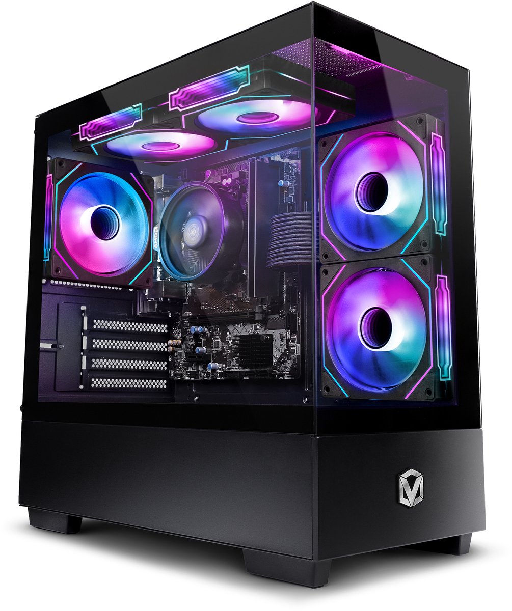 Vibox Gaming PC - Ryzen 3 3200G - Onboard Videokaart - 16GB RAM - 1TB SSD - Windows 11 - WiFi 6 + Bluetooth 5.4