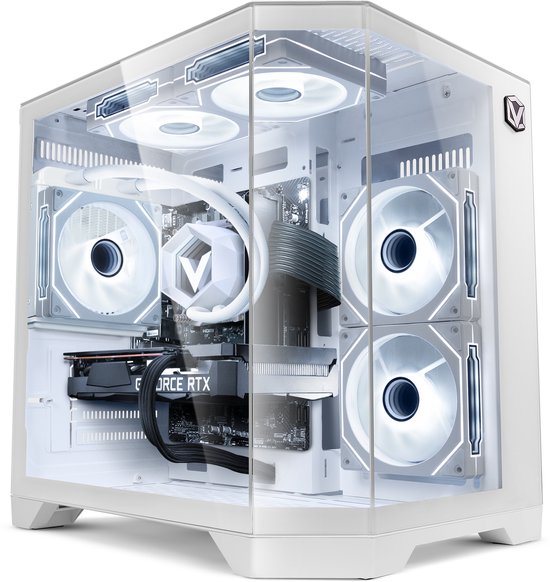 Vibox Gaming PC - Ryzen 7 9700X - RTX 5060 Ti - 16GB DDR5 RAM - 1TB SSD - Windows 11 - WiFi 6 + Bluetooth 5.4 - Waterkoeling