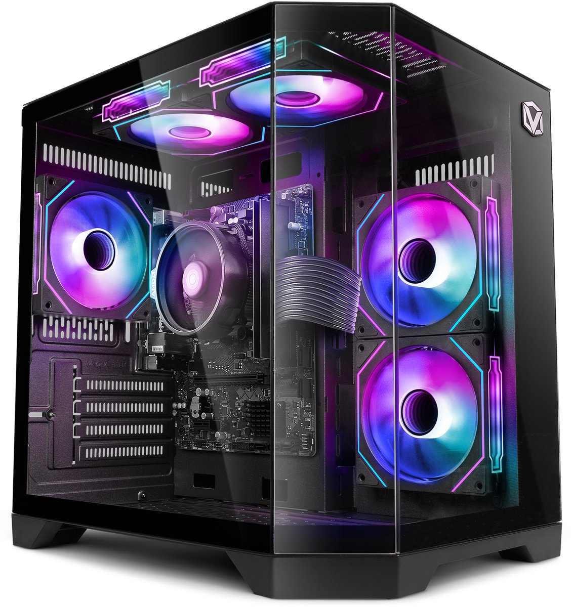 Vibox Gaming PC - Ryzen 3 3200G - Onboard Videokaart - 16GB RAM - 1TB SSD - Windows 11 - WiFi 6 + Bluetooth 5.4