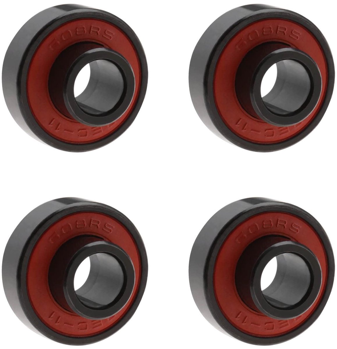 Dailygoods Skateboardlagers 608-2RS Geïntegreerd Lager Hoge snelheid – Laag geluid Geschikt voor Skateboards en Rolschaatsen 22 mm bu