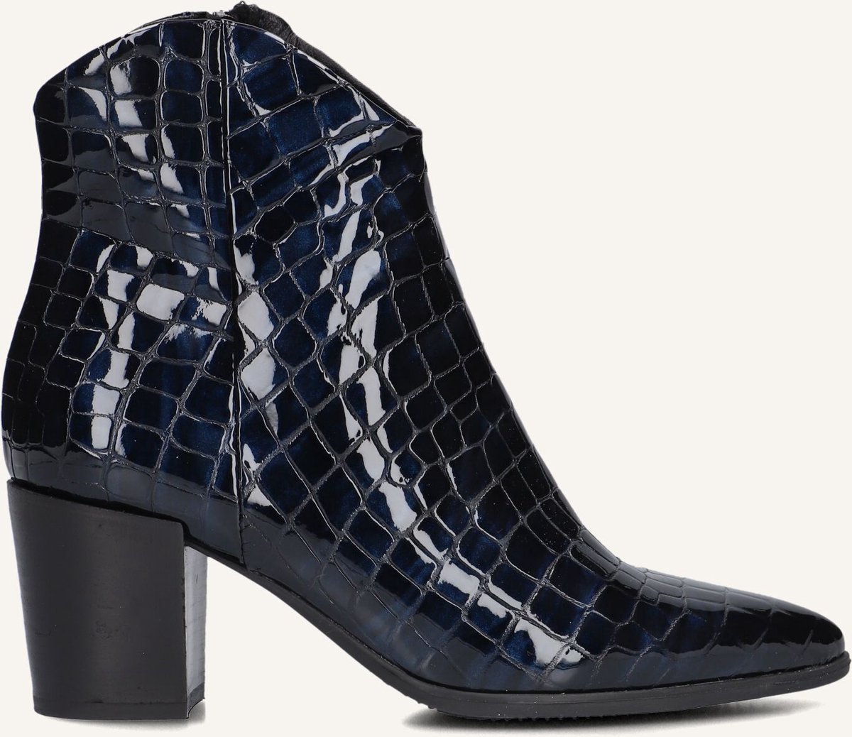 LINA LOCCHI At 152 Enkellaarsjes - Enkelboots met rits - Dames - Blauw - Maat 40