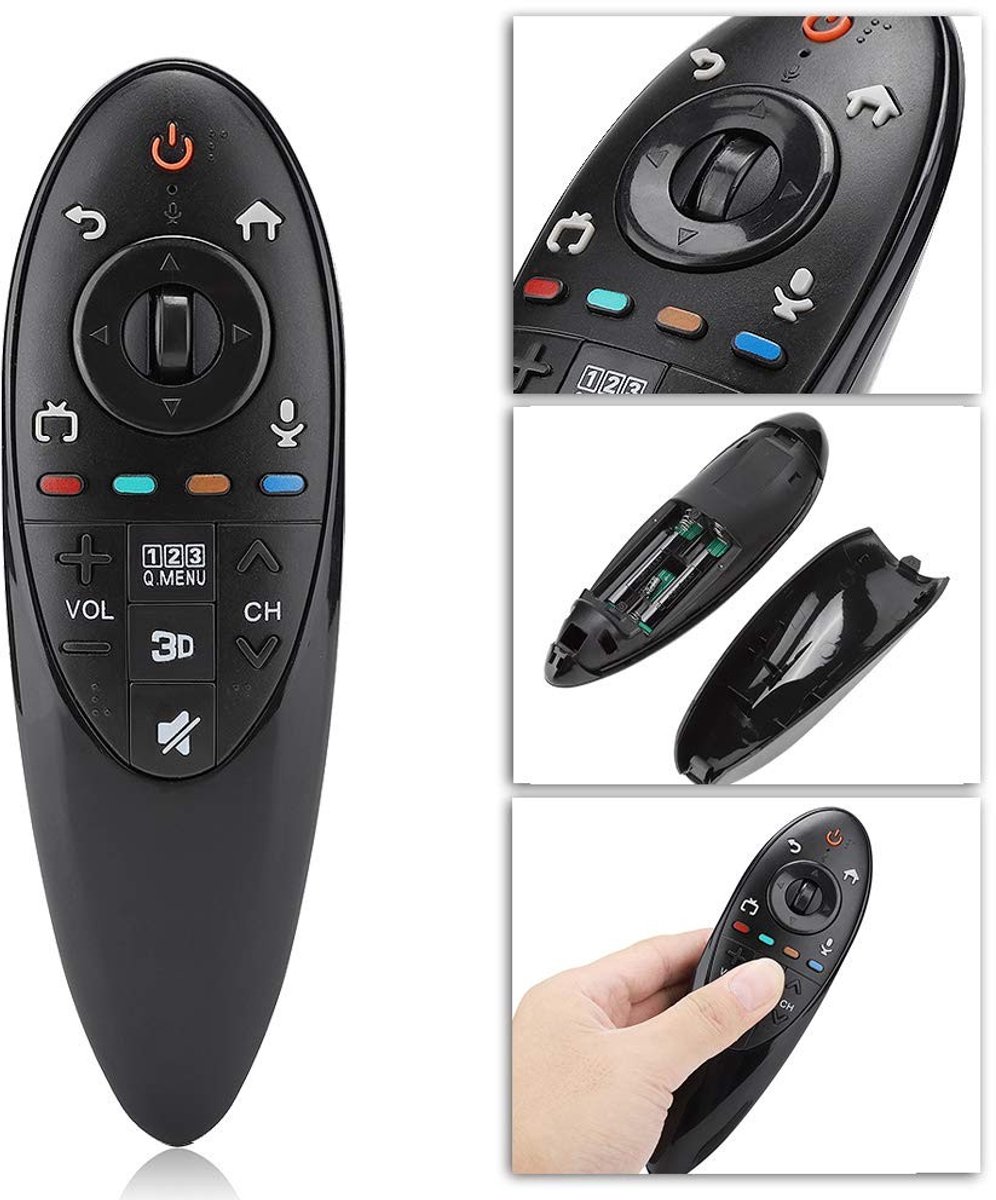 Dailygoods - Afstandsbediening Vervanging - TV Afstandsbediening - Duurzaam en gebruiksvriendelijk - Geschikt voor alle TV's - Ideaal voor vervanging