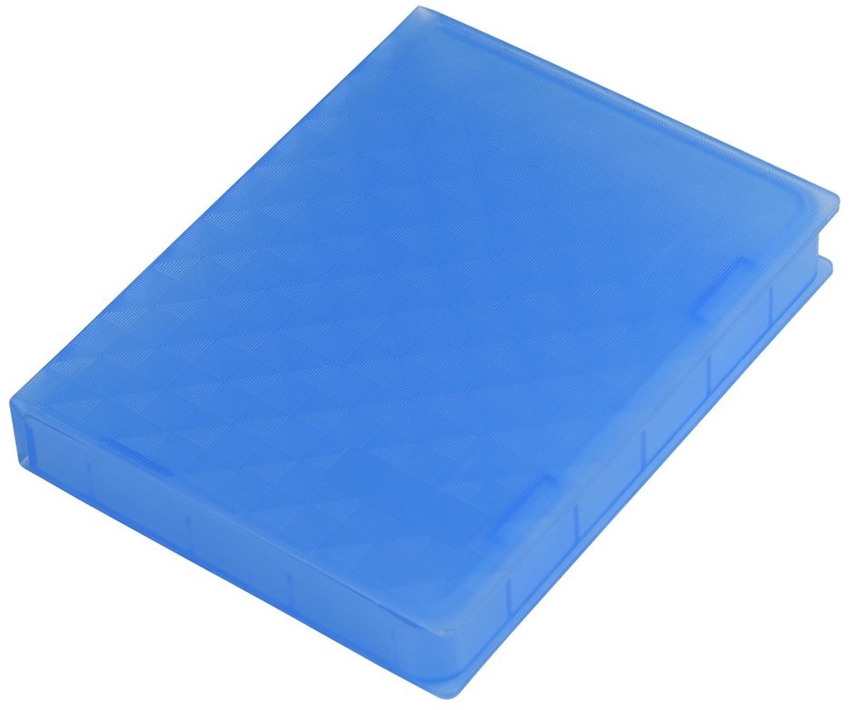 VT Goods - Harde Schijf Behuizing - Antistatisch en Schokbestendig - 2,5 Inch - Stofdicht en Vochtbestendig - Geschikt voor SSD - Blauw