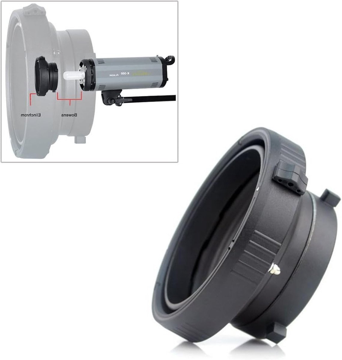 Professionele Speedring Adapter voor Beauty Dish en Studio Flitsers voor Fotografie
