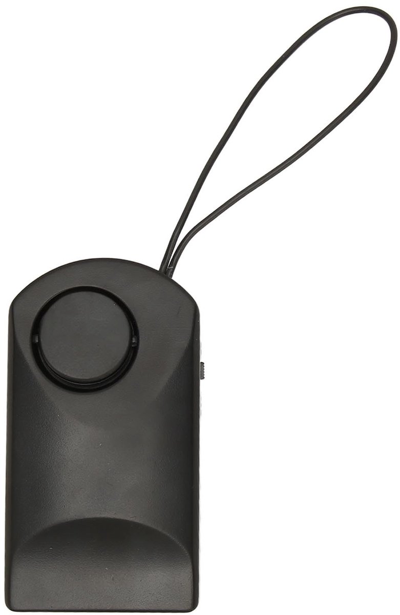Elzusha - Draadloos Trilalarm - Antidiefstalalarm - 120dB Geluidsniveau - Zwart - Beveiligingssensor - Geschikt voor Thuis en Appartement
