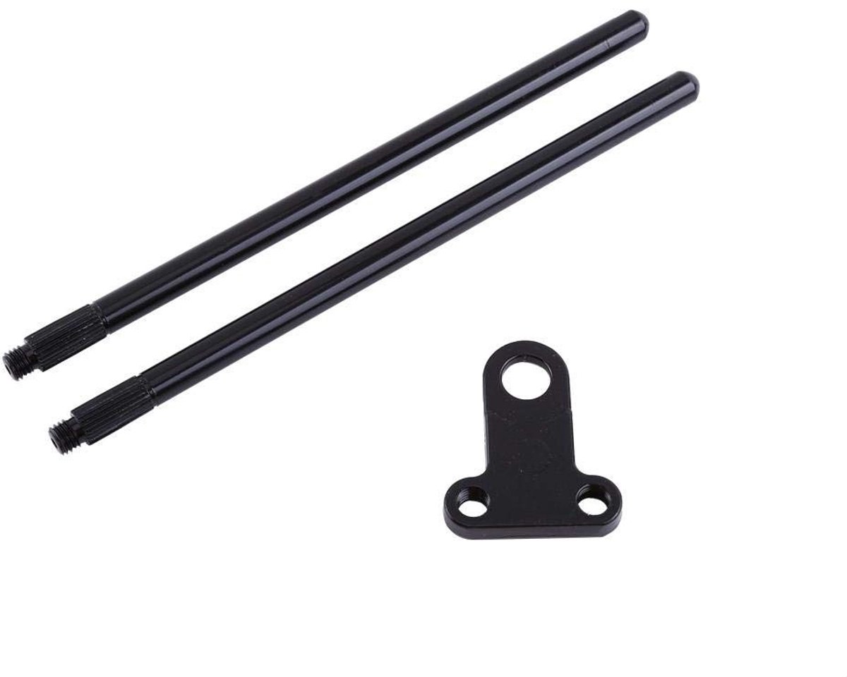 Dailygoods - Snag Bar Oren voor Karpervissen - Aluminium Vervangingsonderdeel - Zwart - Winddicht en Stevig - Geschikt voor Karpervisserij - Inclusief