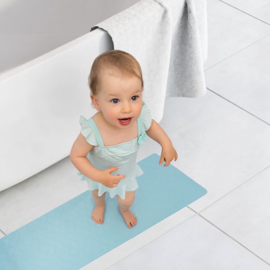 Reer - Anti-slip badmat - Natuurlijk rubber - blauw - 42x25 cm van Reer — afbeelding 5
