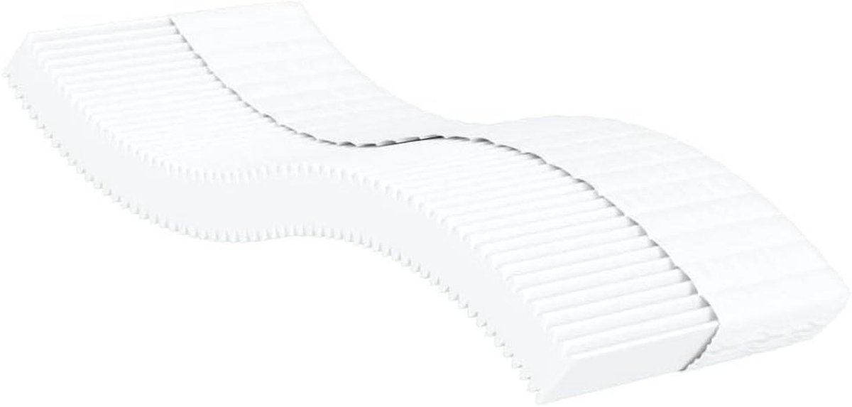 Schuimmatras - Comfort matras - Goede nachtrust - Dubbelzijdig hard - 90 x 200 cm - Wit