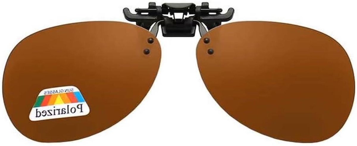 Zonnebril Clips - Bril Opzet - Veilig Rijden - Inklapbaar Ontwerp - 135x55mm - Gepolariseerd