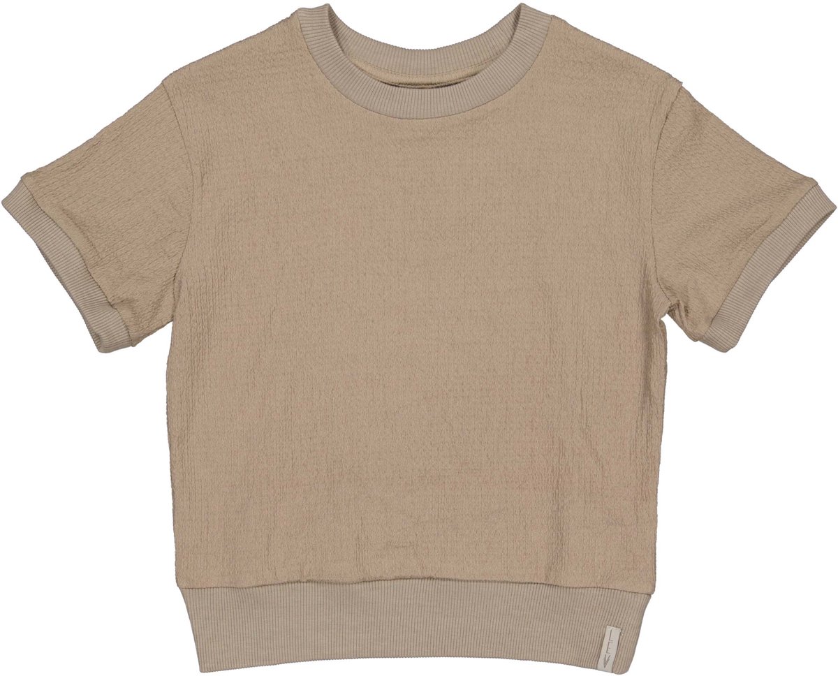 Levv - Bianca Meisjes Shirt - Dark Taupe - Maat 110