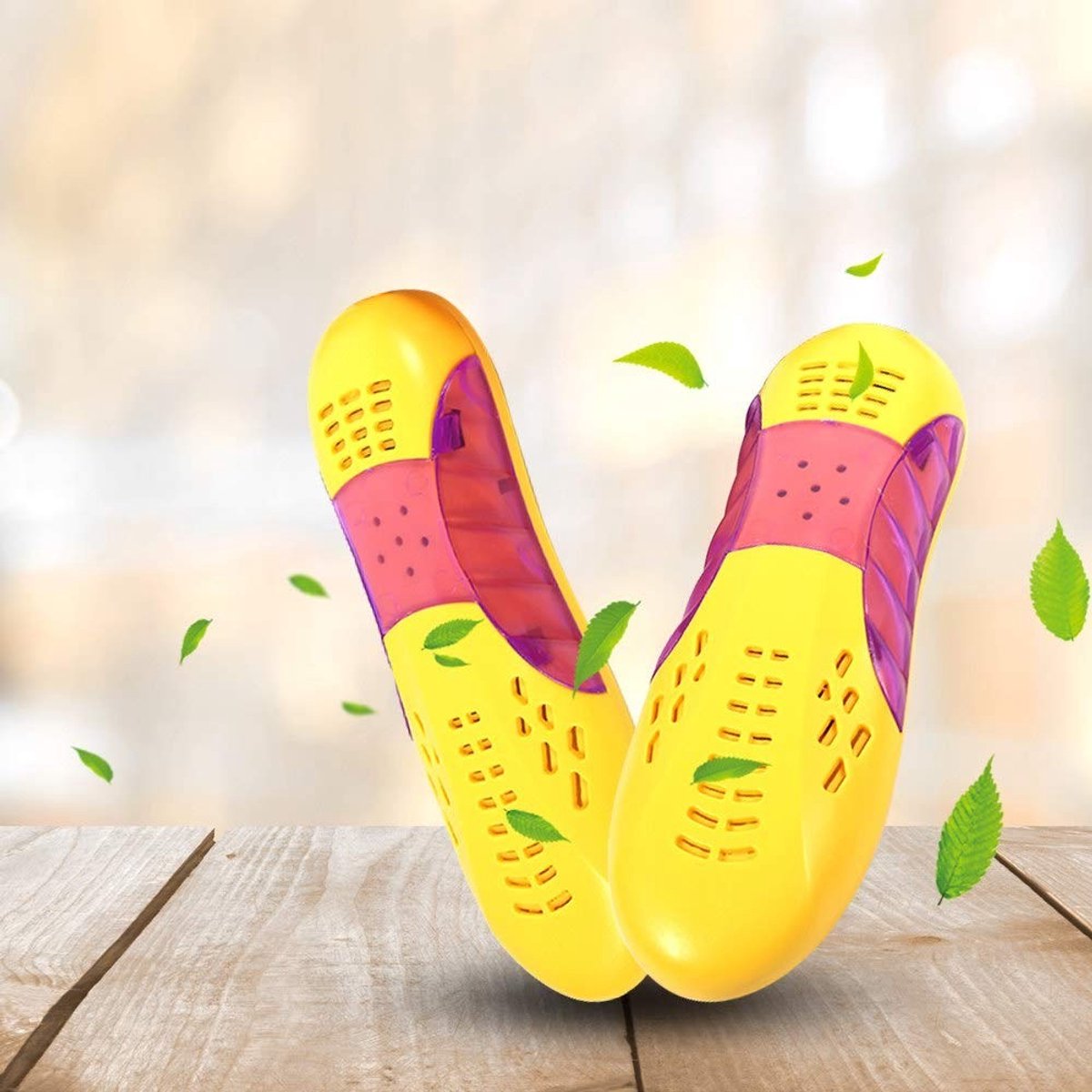 By shayne - Elektrische Schoenwarmer - 10W met UV-Licht - Voor Voetbalschoenen en Ski's - Ideaal voor Koude Dagen - Snelle Verwarming - Veilig en Eff.