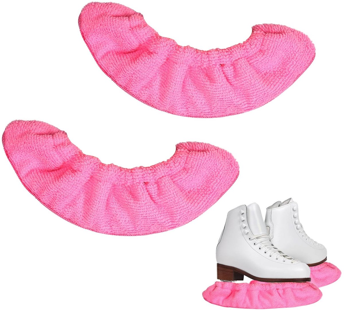 Livia home - Skate Guards - Schaatsbeschermers - Verleng de levensduur - Universeel - Kufenstrümpfe - Ideaal voor ijshockey - Roze