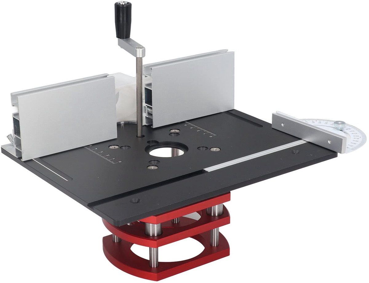 Zeynomax - Router Lift - Bovenfrees-lift - Universeel - Zwart - Houtbewerking - Voor trimmen en afschuinen - Geschikt voor 64-66 mm motoren