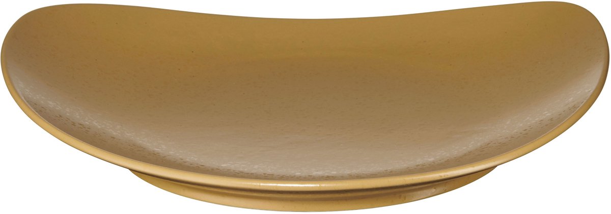ASA Selection Cuba Ocra Gourmetbord, Dinerbord, Gourmetbord, Steengoed, Geel, 34 cm, 1219429
