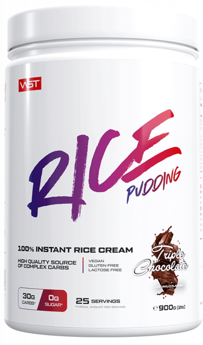 VAST Instant Rice Pudding (900g) Triple Chocolate - Functionele voeding - Supervoeding
