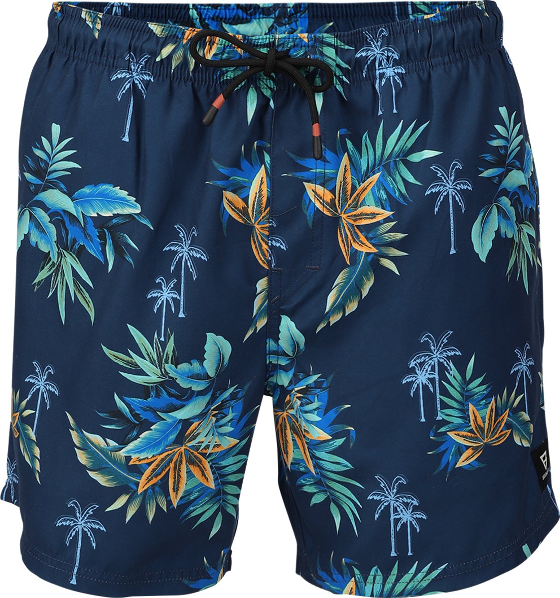 Brunotti Cester-Stripe Zwembroek Night Heren 100% Recycled 4-Way Stretch Sneldrogend XL Blauw