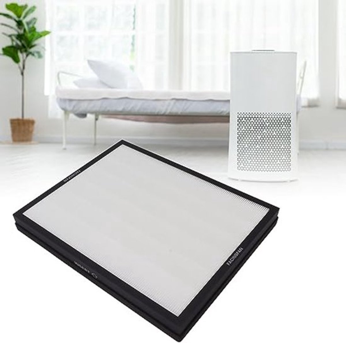 Vervangingsfilter voor 200 Series, HEPA-filter vervangingsdeeltje voor 200 Series, 201, 303, 203, 270 luchtreinigers, eenvoudige installatie, 17.7x14.2x2.0in, blauw, geheel — afbeelding 6