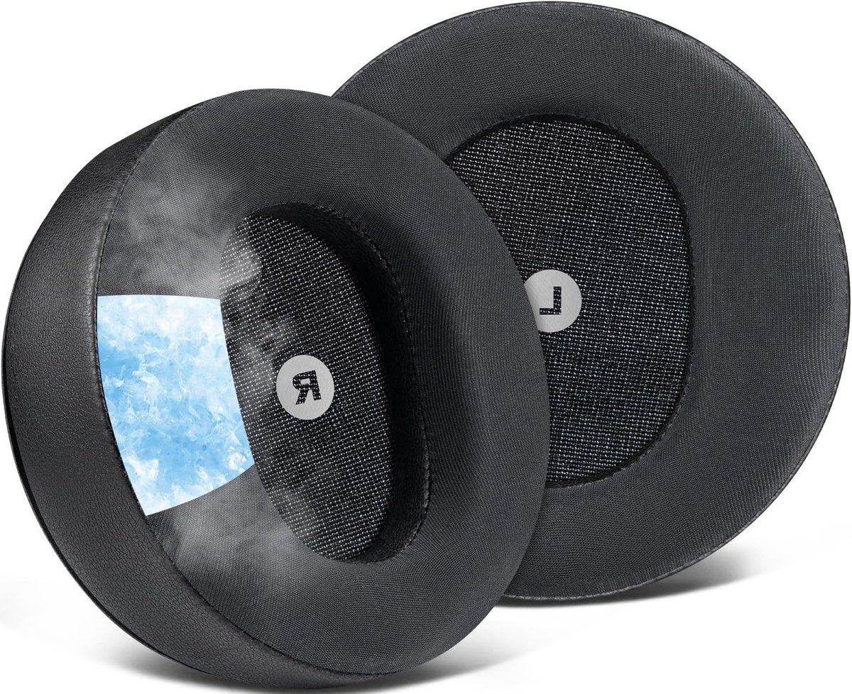 Cooling Gel Vervangende Oorkussens voor Audeze Maxwell Hoofdtelefoon, Ademend IJszijde Stof, Geluiddempende Hoogwaardige Schuimkussens voor Comfort en Koeling