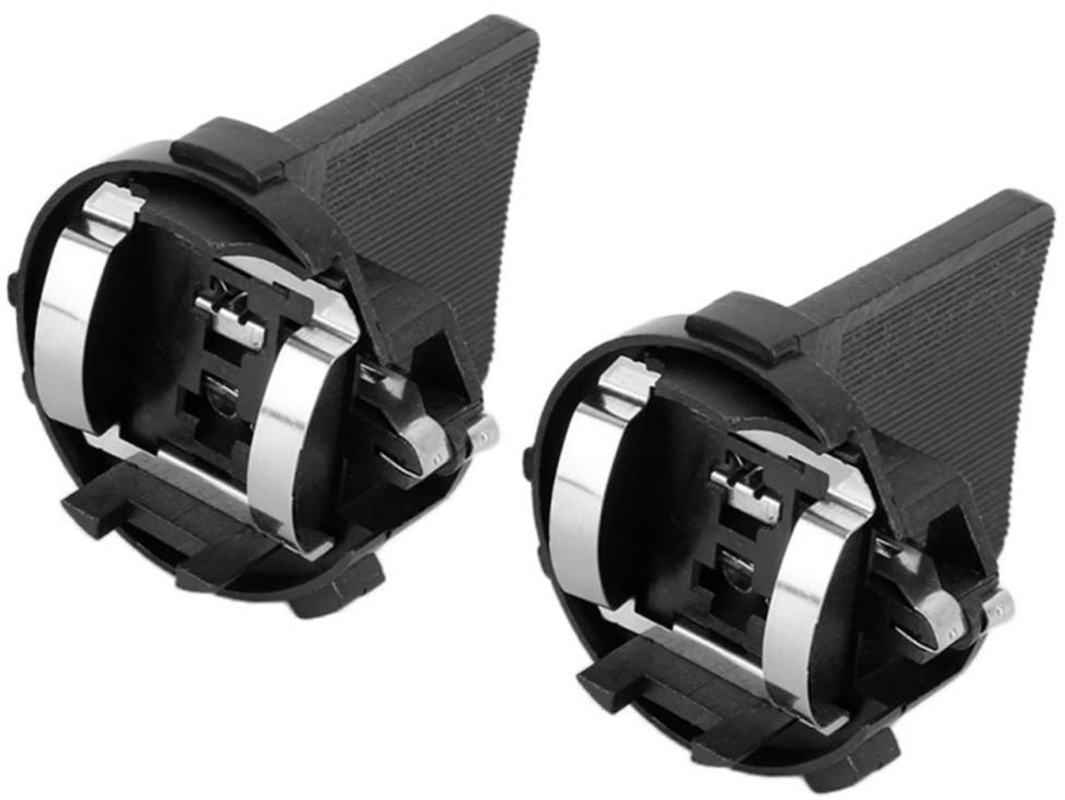 Vlemico - Auto-halogeen-lamphouder - Hittebestendig - Zwart - Gloeilamphouder - Perfect voor H7 lampen - 2 stuks