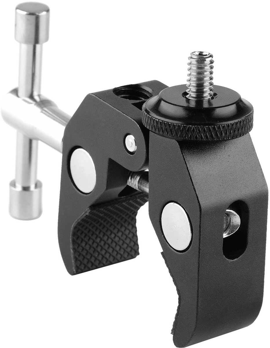 By shayne - Super Clamp - Fotografie Klem - Universeel Gebruik - 1/4" Schroef - Sterke Bevestiging - Geschikt voor Camera's - Compact Design